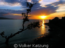 Sunset in East Timor by Volker Katzung 
